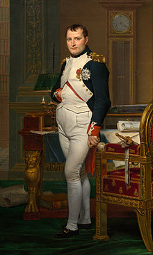 The Emperor Napoleon in His Study at the Tuileries, by Jacques-Louis David, 1812